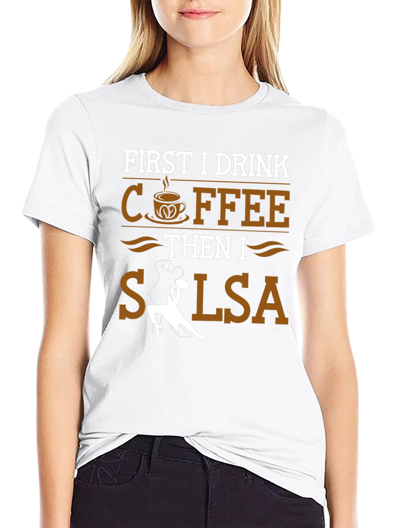 Coffee Then Salsa Dance T-Shirt