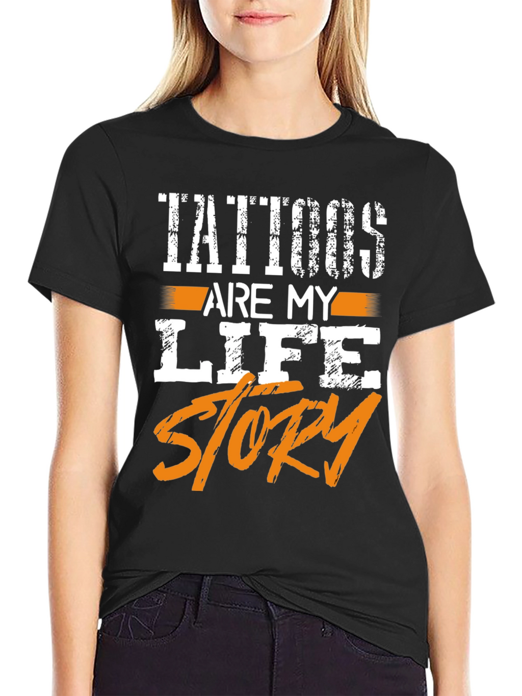 Tattoos Are My Life Story Graphic Tee