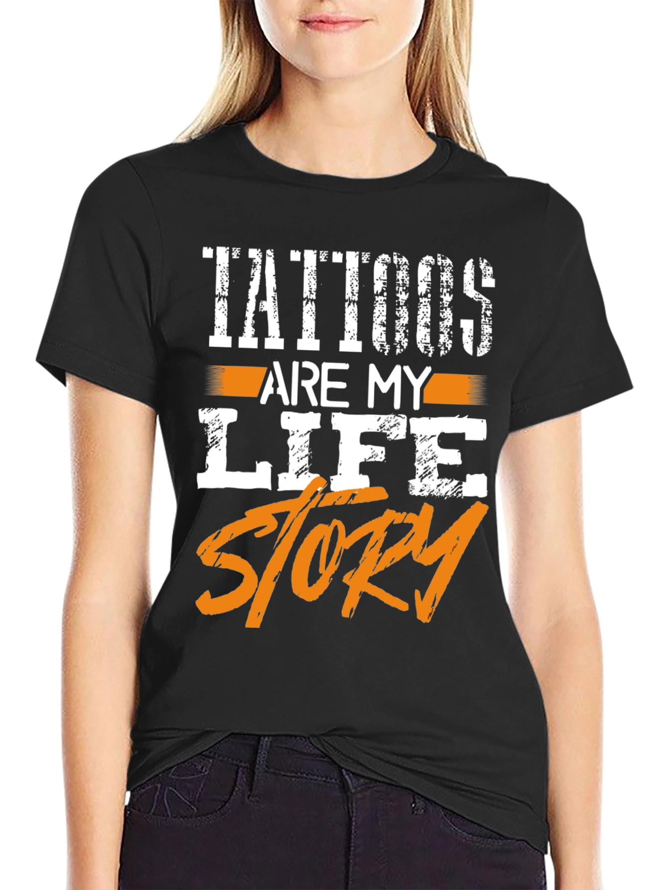 Tattoos Are My Life Story Graphic Tee
