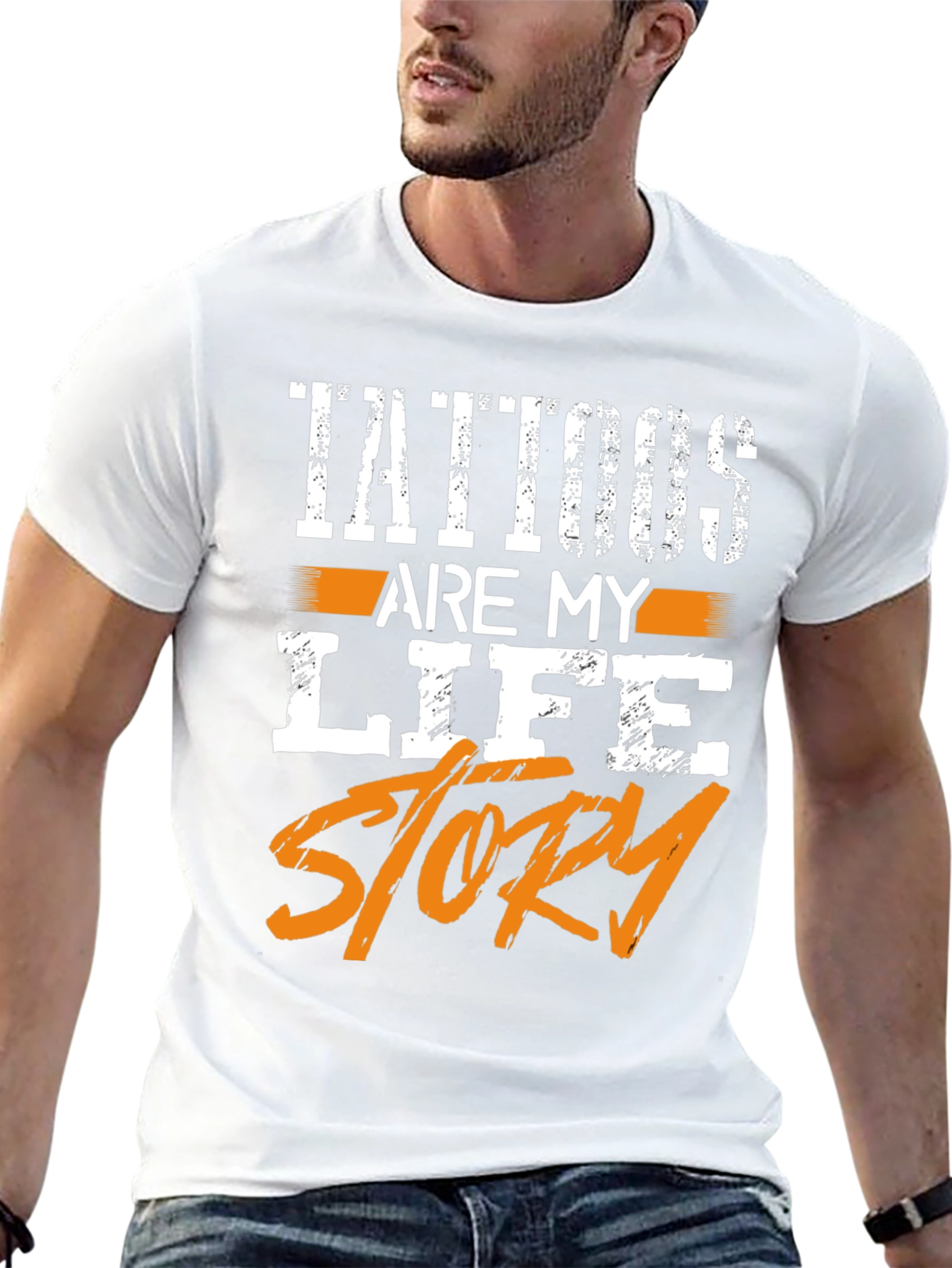Tattoos Are My Life Story Graphic Tee