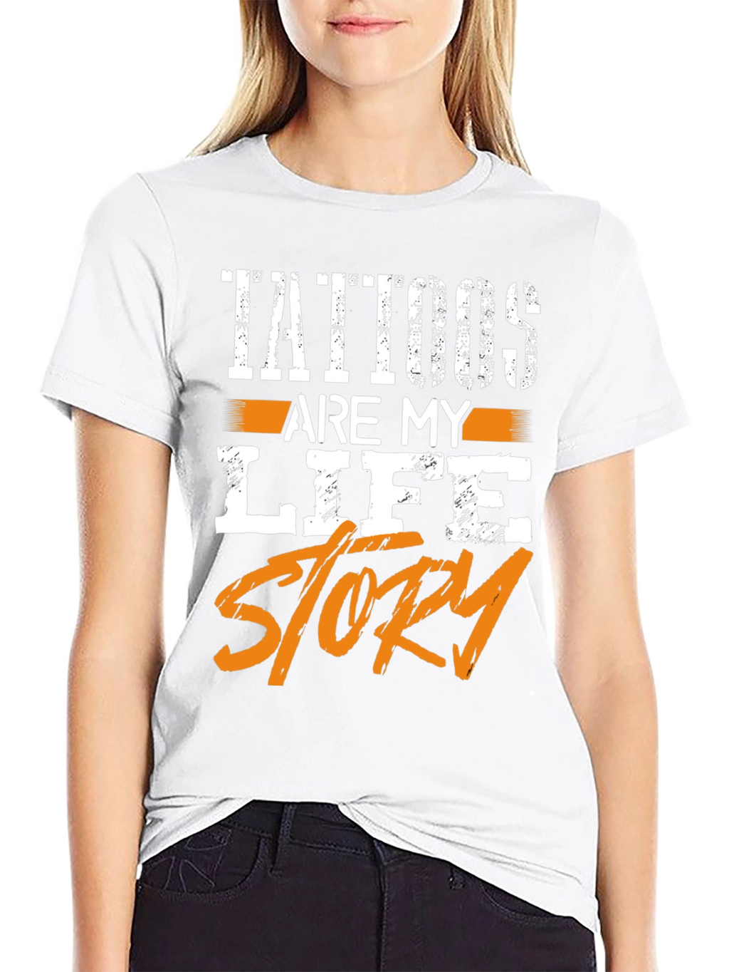 Tattoos Are My Life Story Graphic Tee