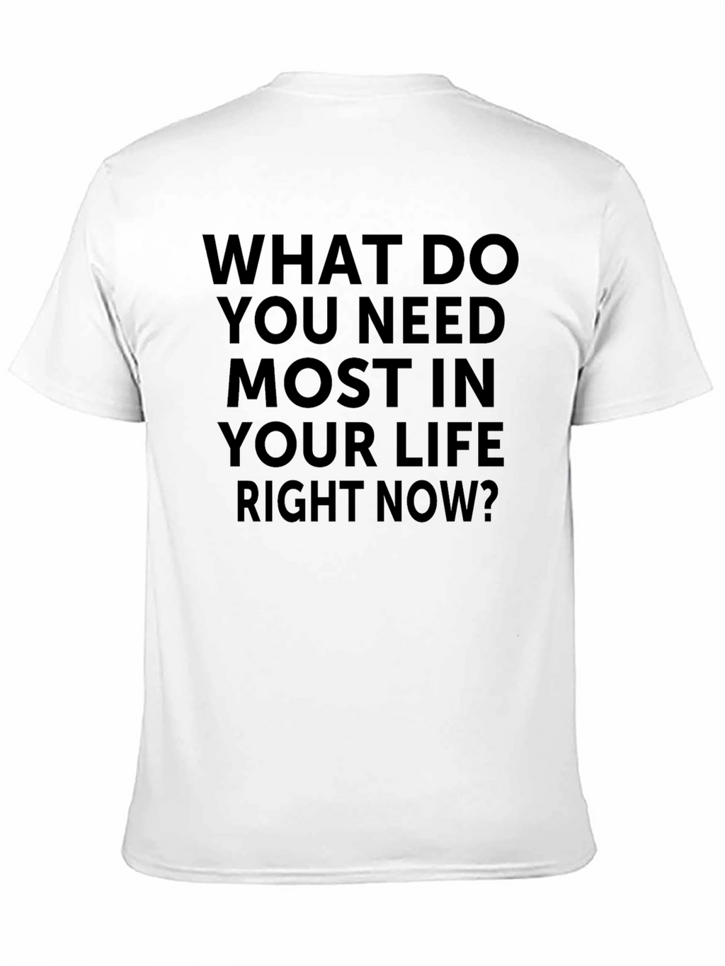 Humorous T-Shirt: What Do You Need Most?