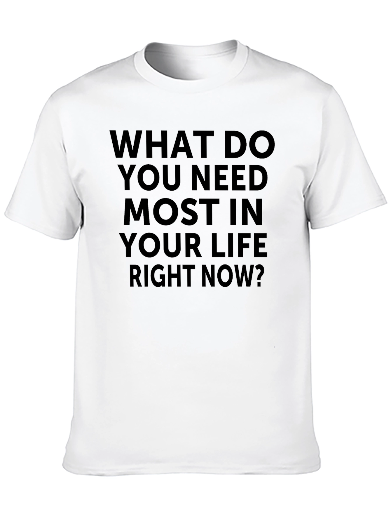 Humorous T-Shirt: What Do You Need Most?
