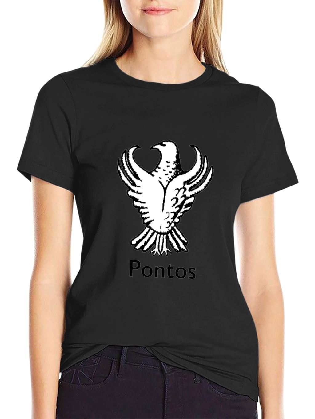 PONTOS Eagle T-Shirt - Black