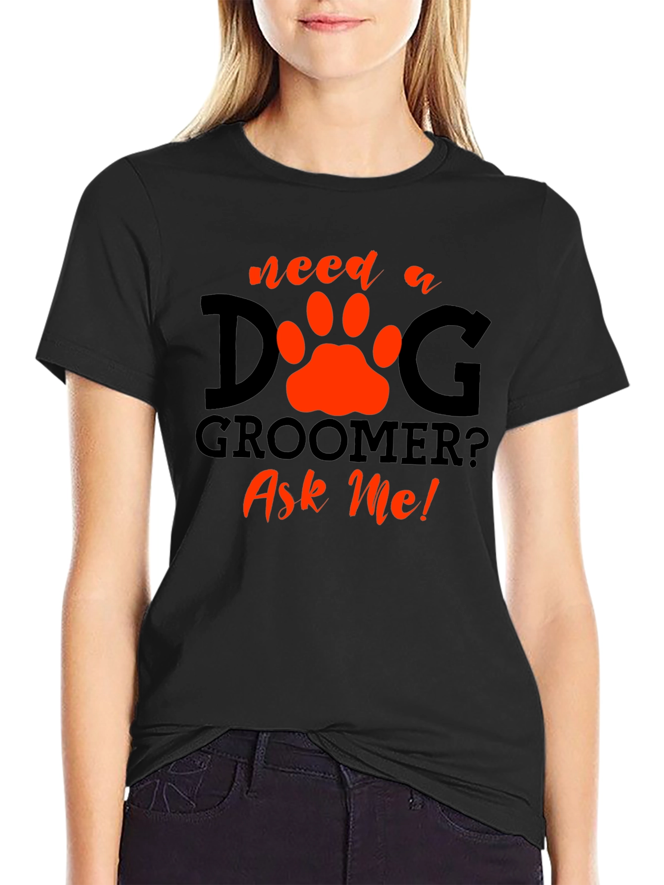 Dog Groomer T-Shirt - Ask Me!