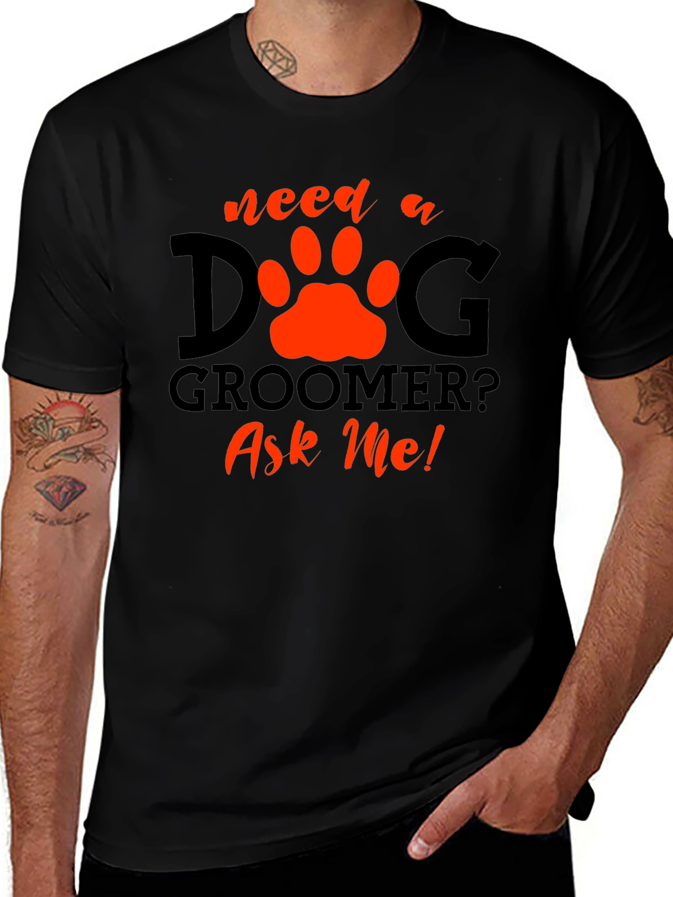Dog Groomer T-Shirt - Ask Me!