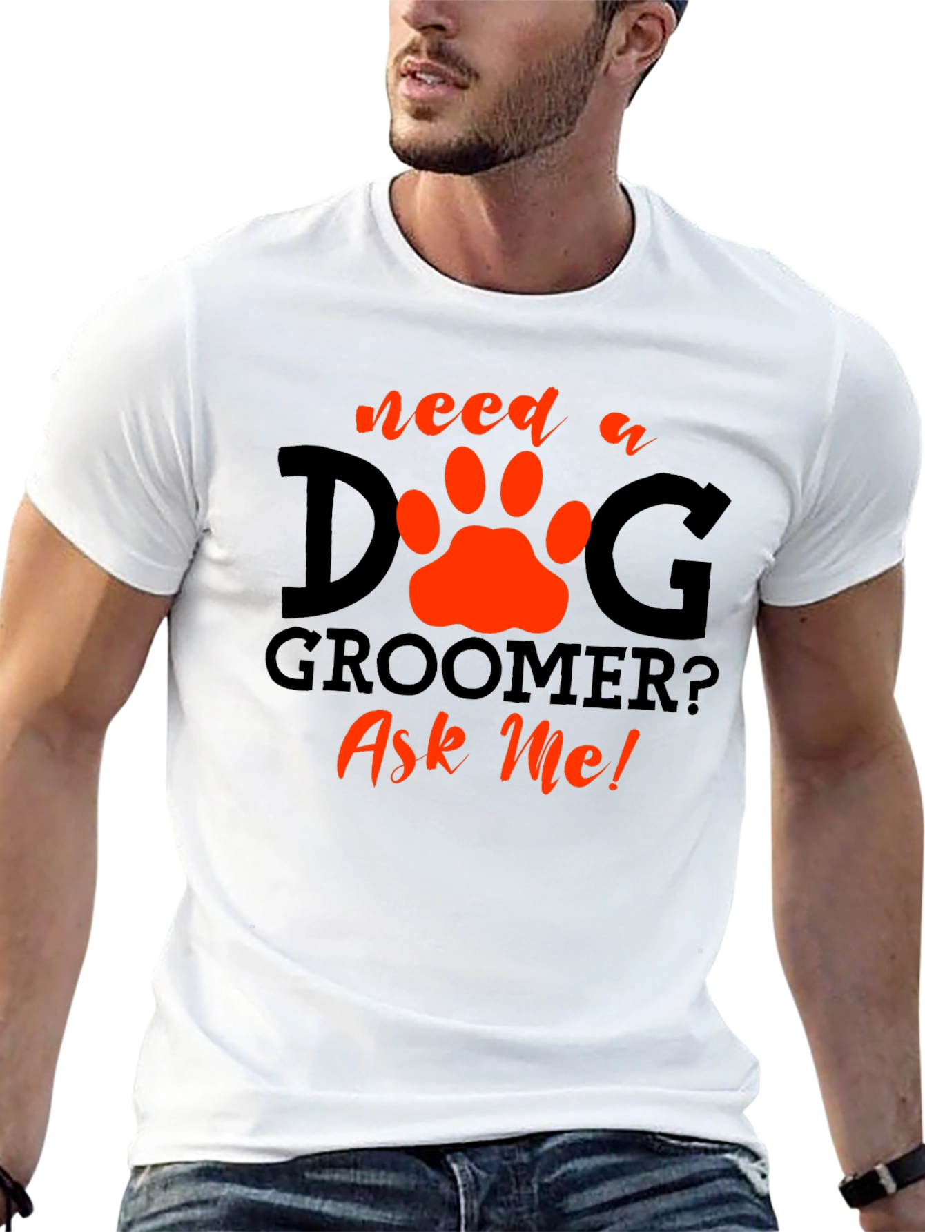 Dog Groomer T-Shirt - Ask Me!