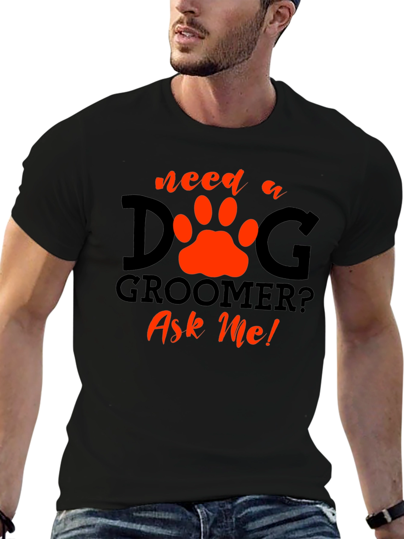 Dog Groomer T-Shirt - Ask Me!