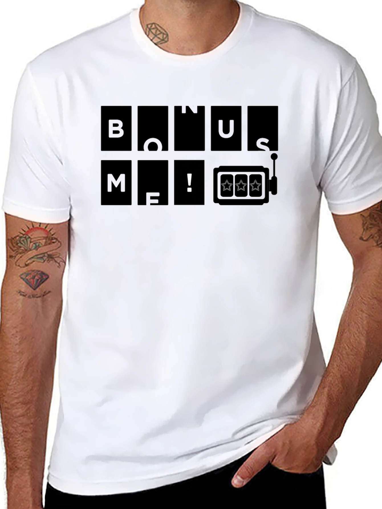 Bonus Meme T-Shirt - Black Graphic Tee