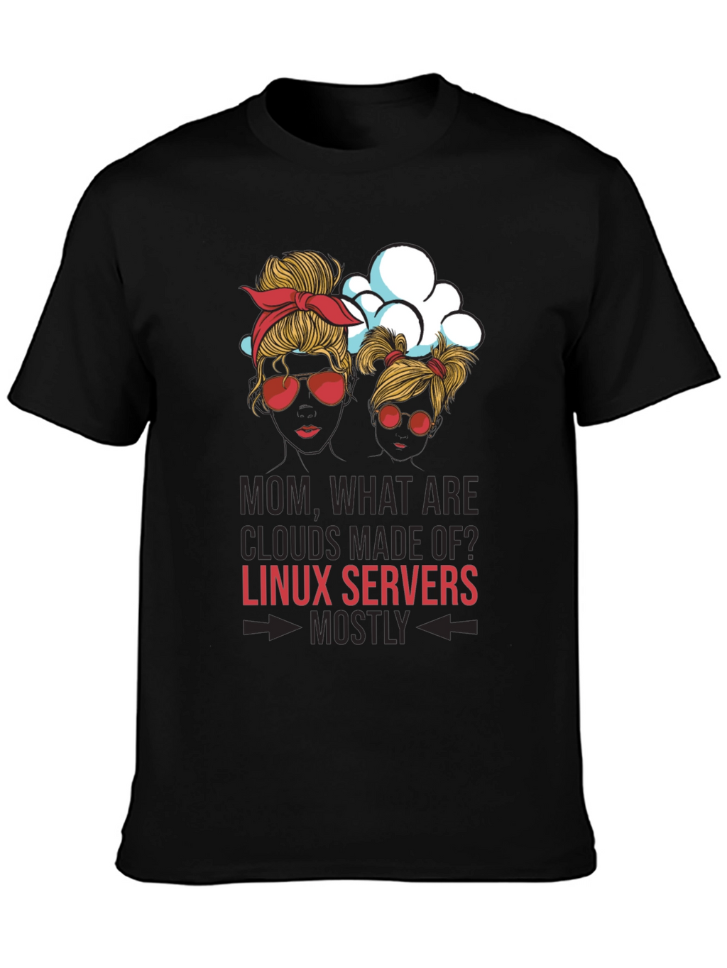 Linux Server Clouds T-Shirt