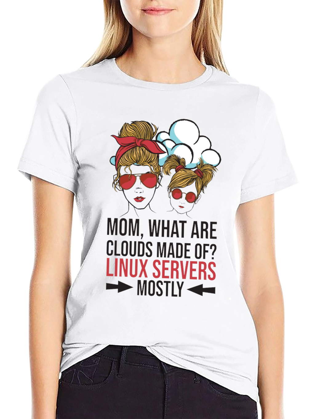 Linux Server Clouds T-Shirt