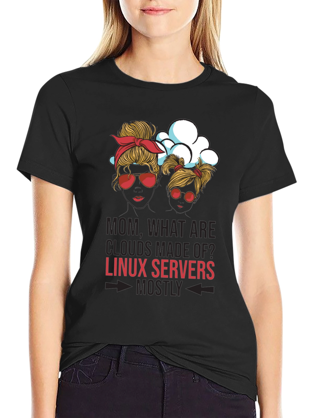 Linux Server Clouds T-Shirt
