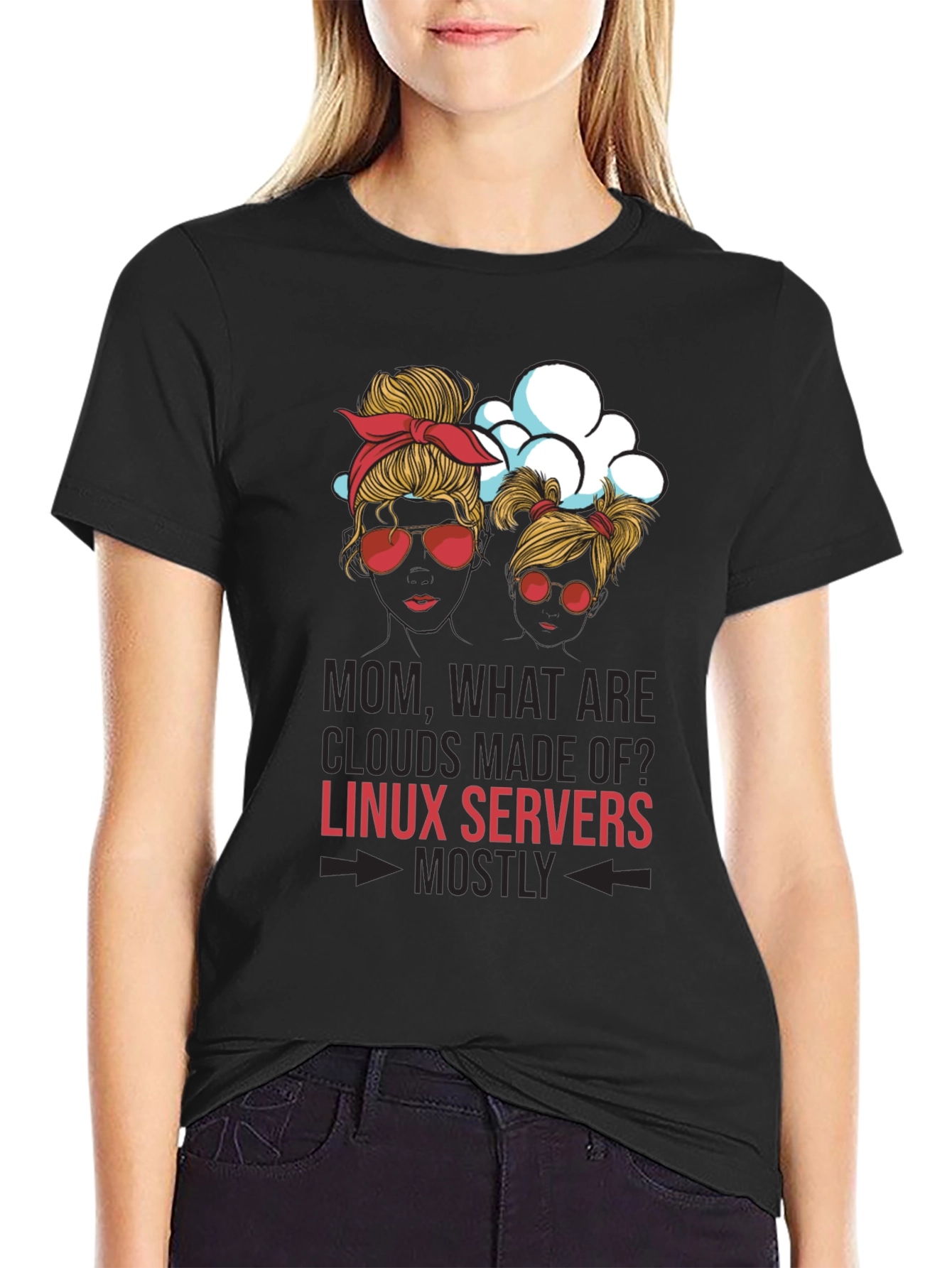 Linux Server Clouds T-Shirt