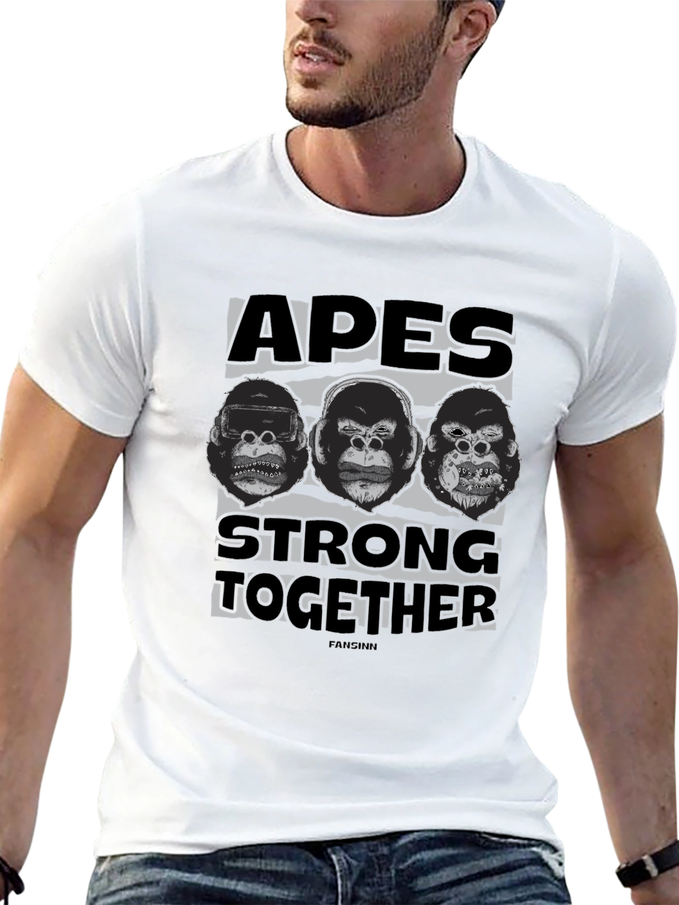 Apes Strong Together Graphic T-Shirt