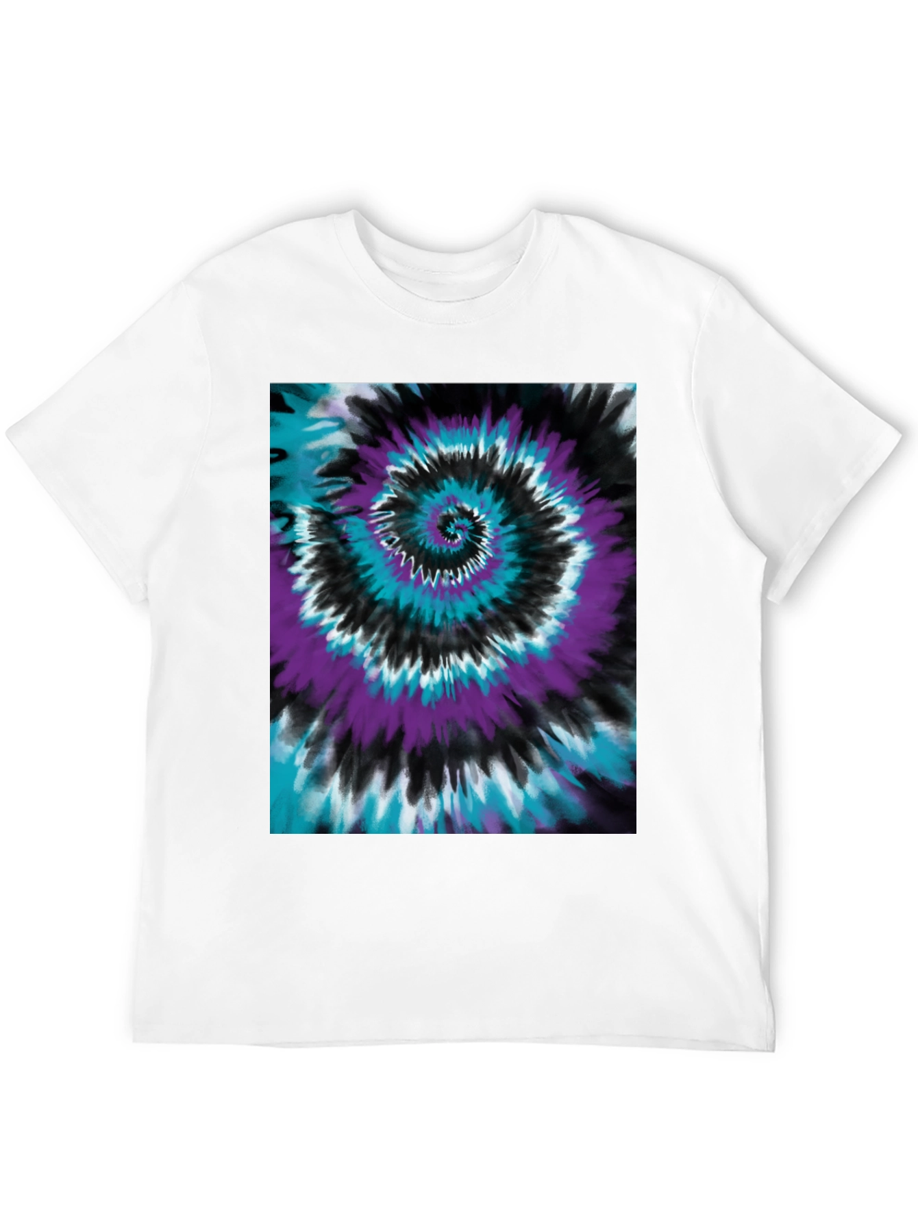 Tie-Dye Swirl Graphic Tee