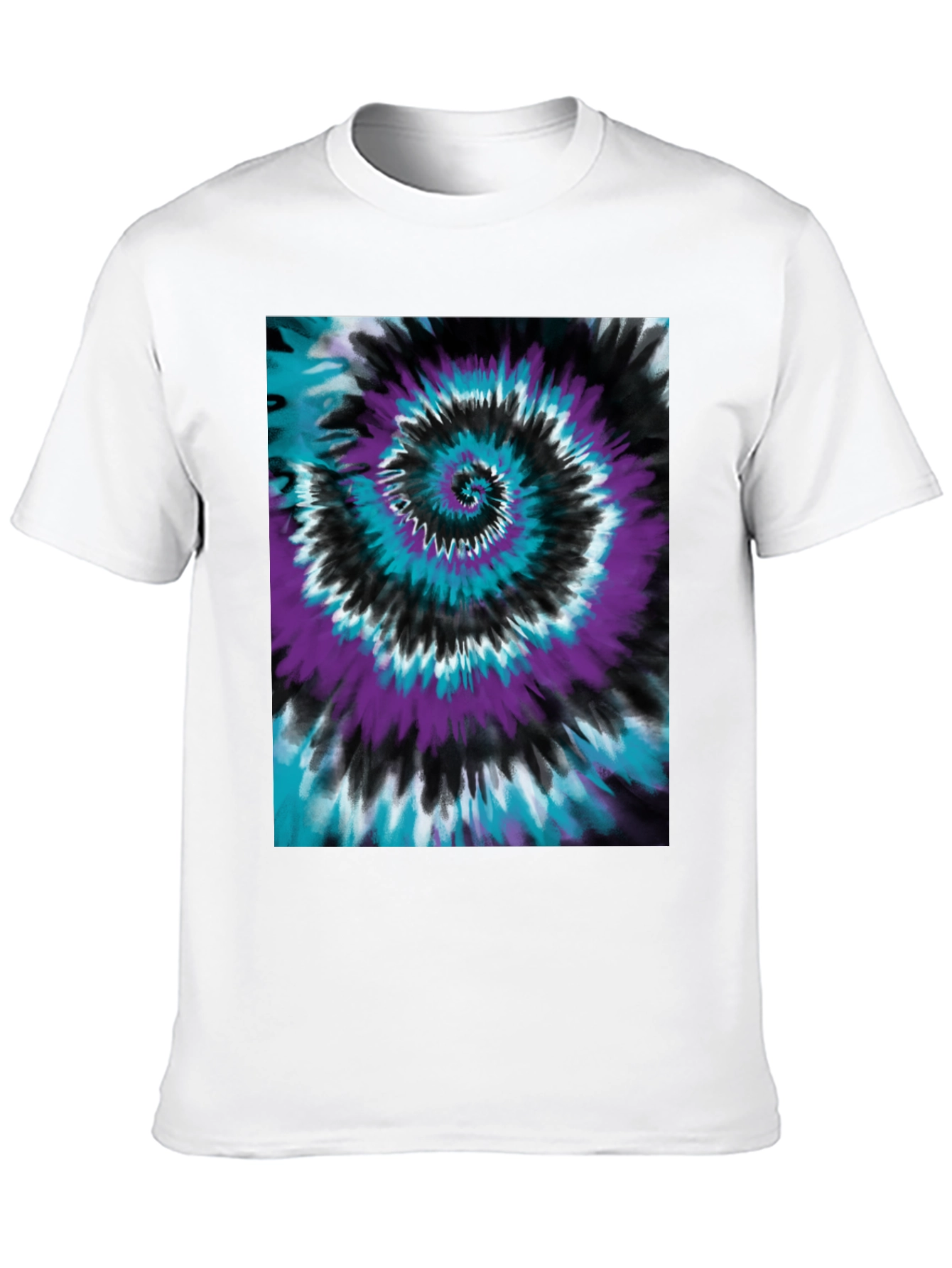 Tie-Dye Swirl Graphic Tee