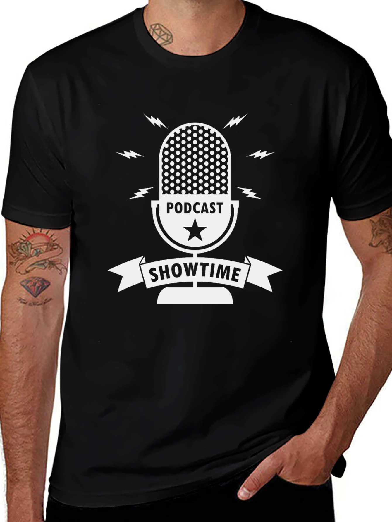 Podcast Showtime Graphic T-Shirt