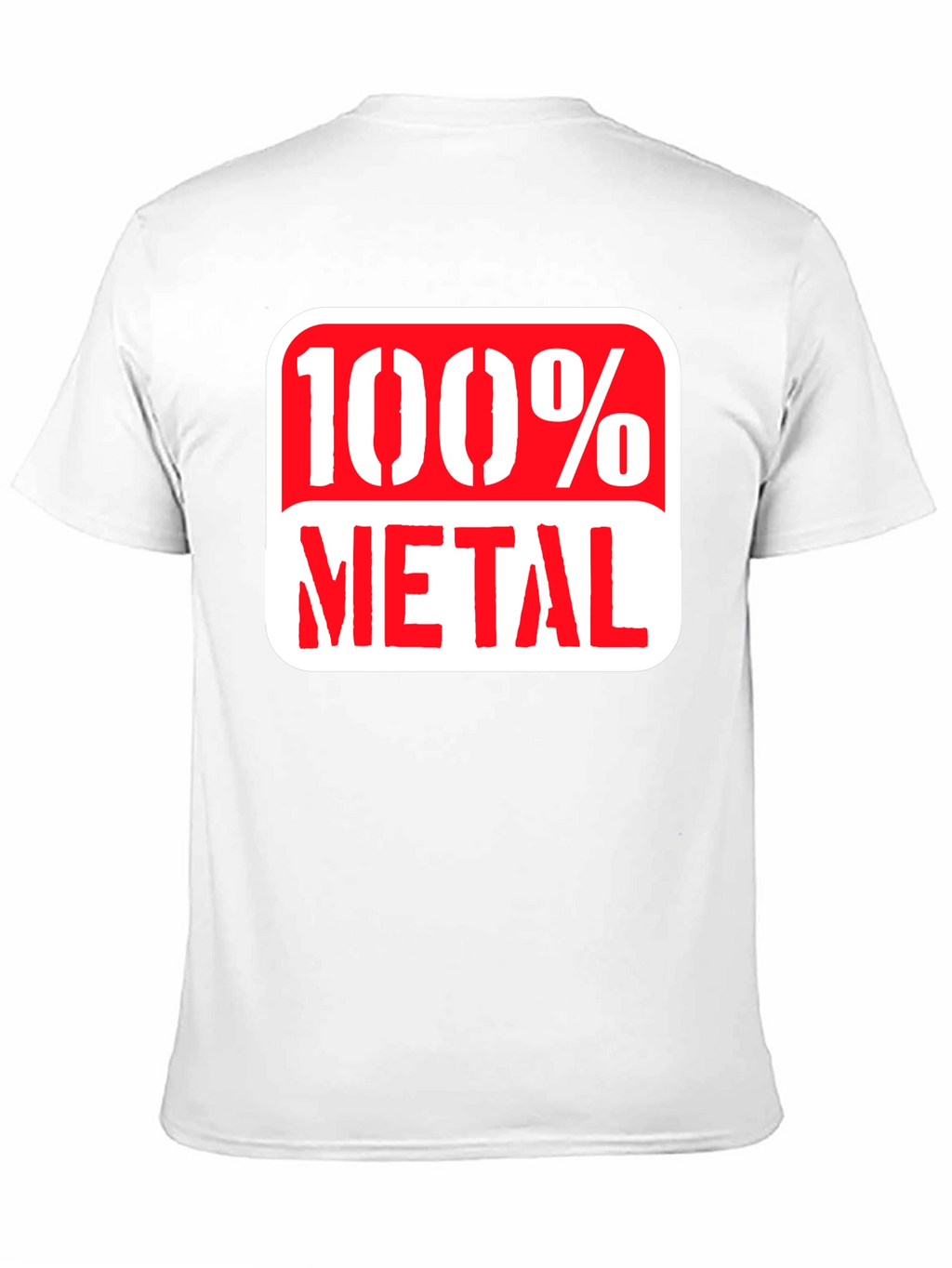 100% Metal Graphic Tee - Rocker Style