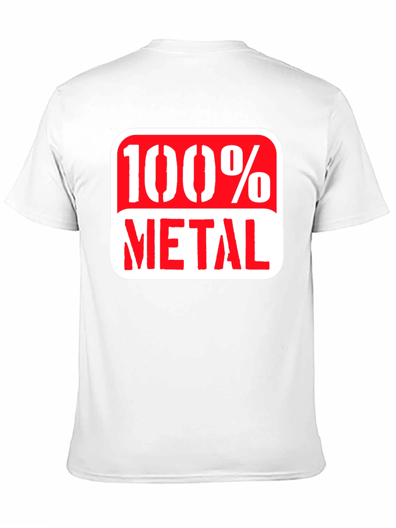 100% Metal Graphic Tee - Rocker Style