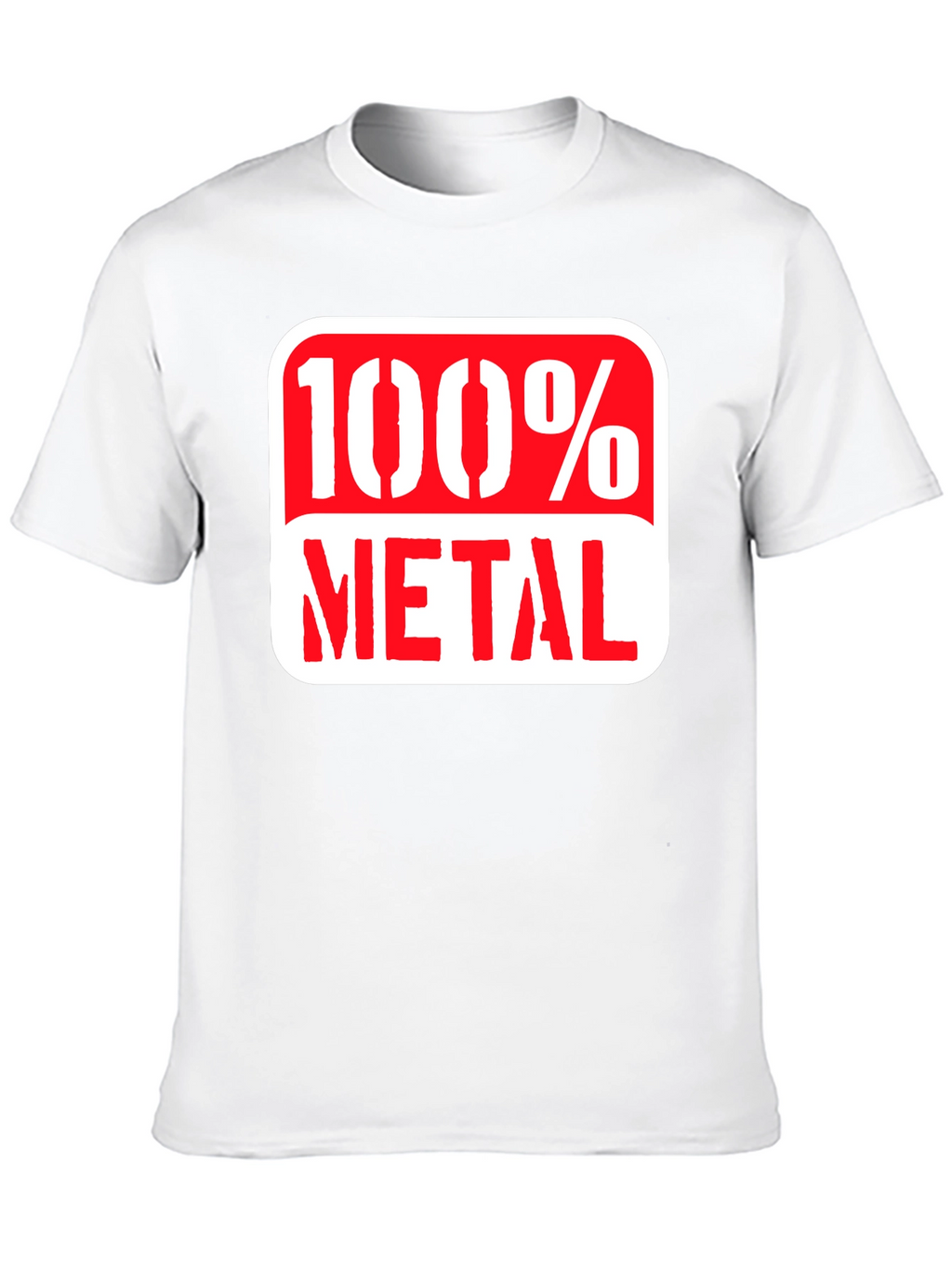100% Metal Graphic Tee - Rocker Style
