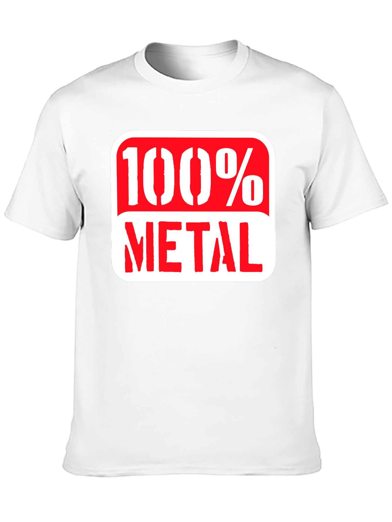 100% Metal Graphic Tee - Rocker Style
