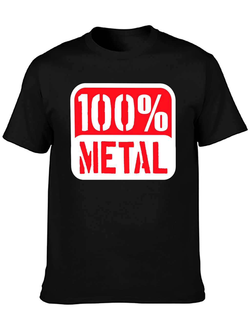 100% Metal Graphic Tee - Rocker Style