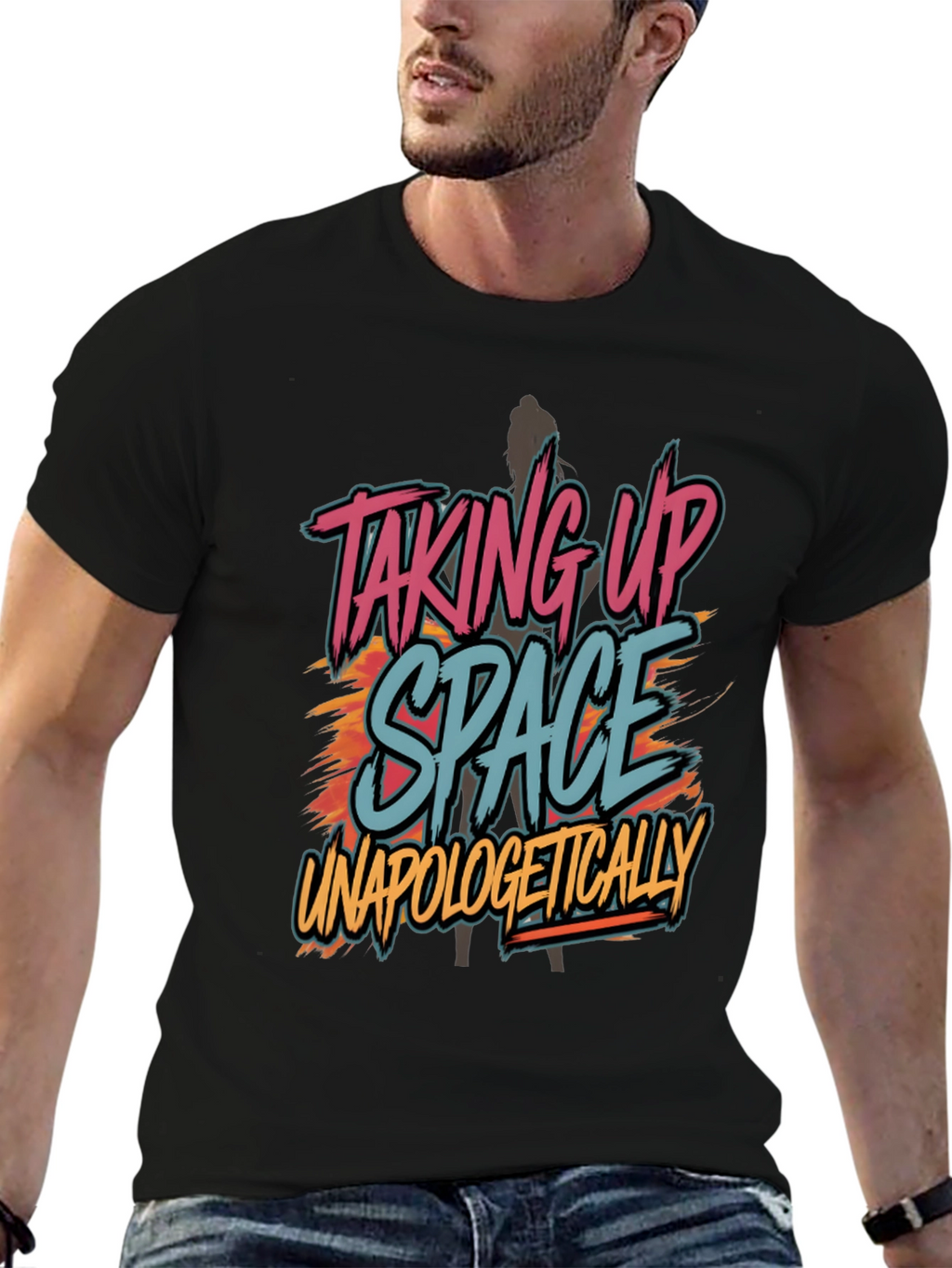 Taking Up Space Graphic T-Shirt