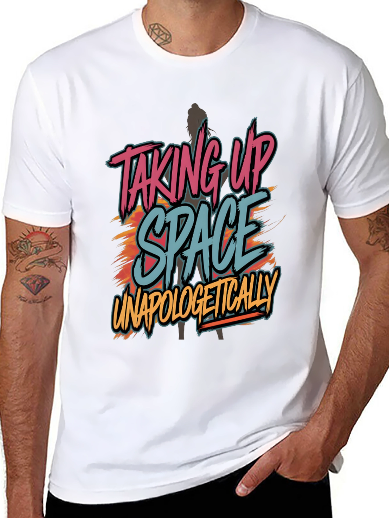 Taking Up Space Graphic T-Shirt