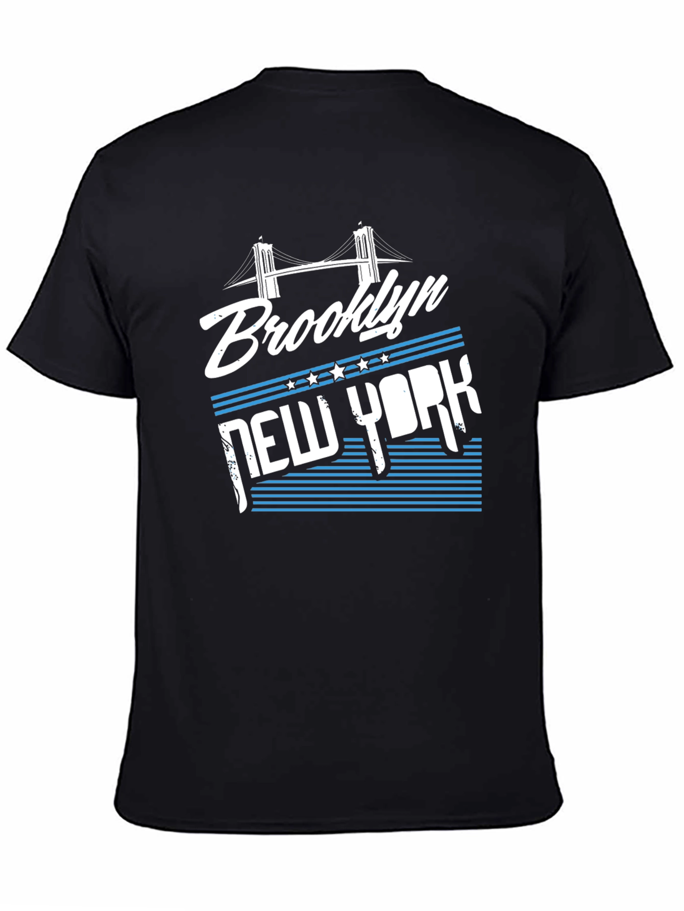 Brooklyn New York Graphic Tee - Black