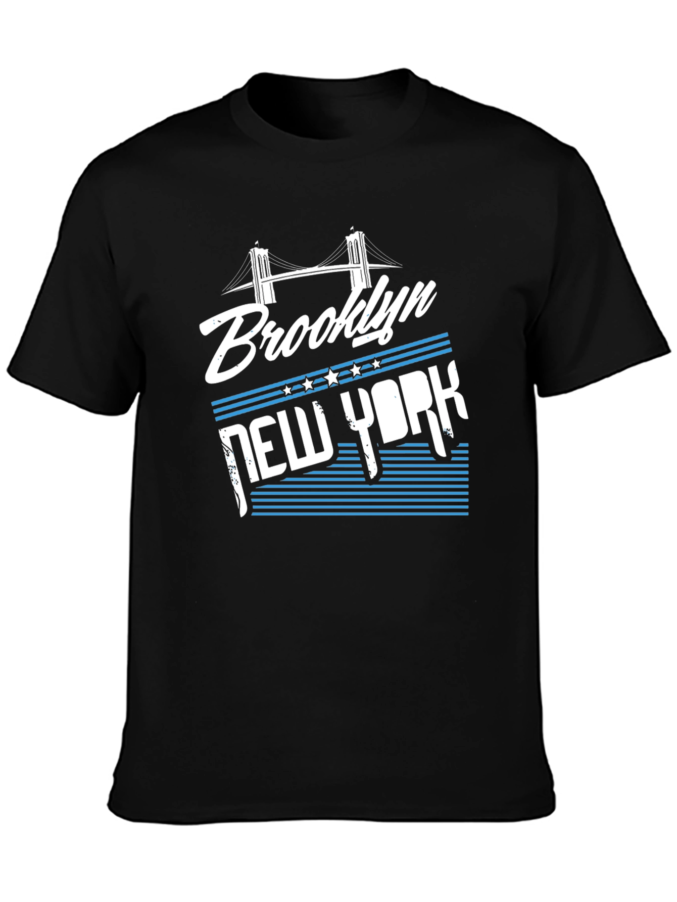 Brooklyn New York Graphic Tee - Black
