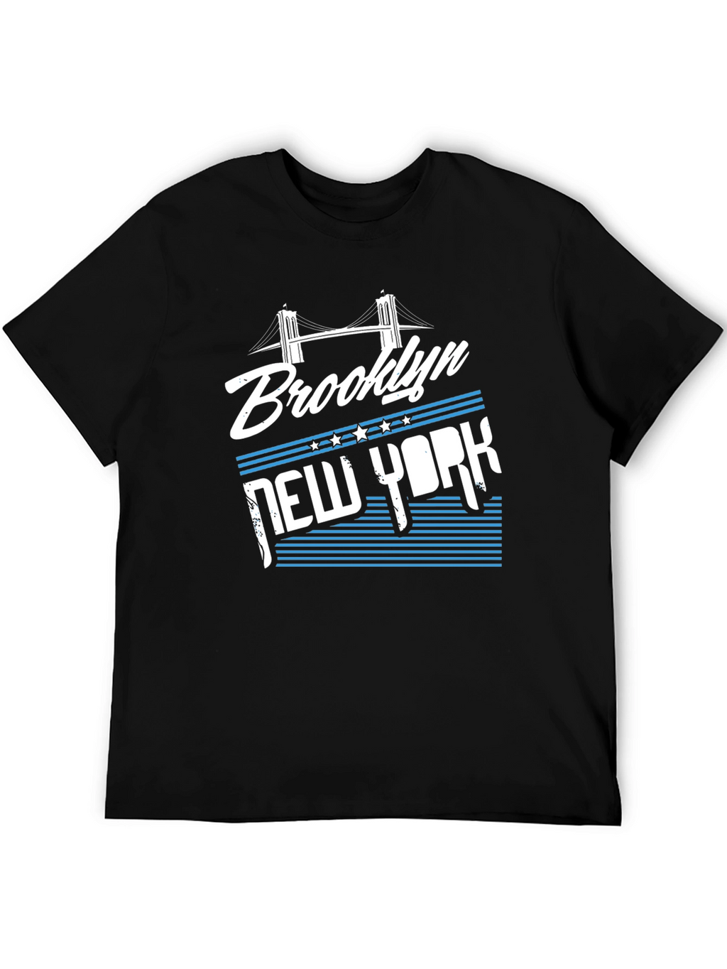 Brooklyn New York Graphic Tee - Black
