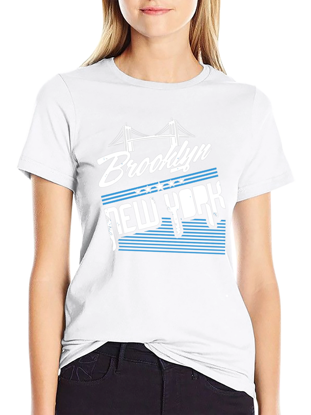 Brooklyn New York Graphic Tee - Black