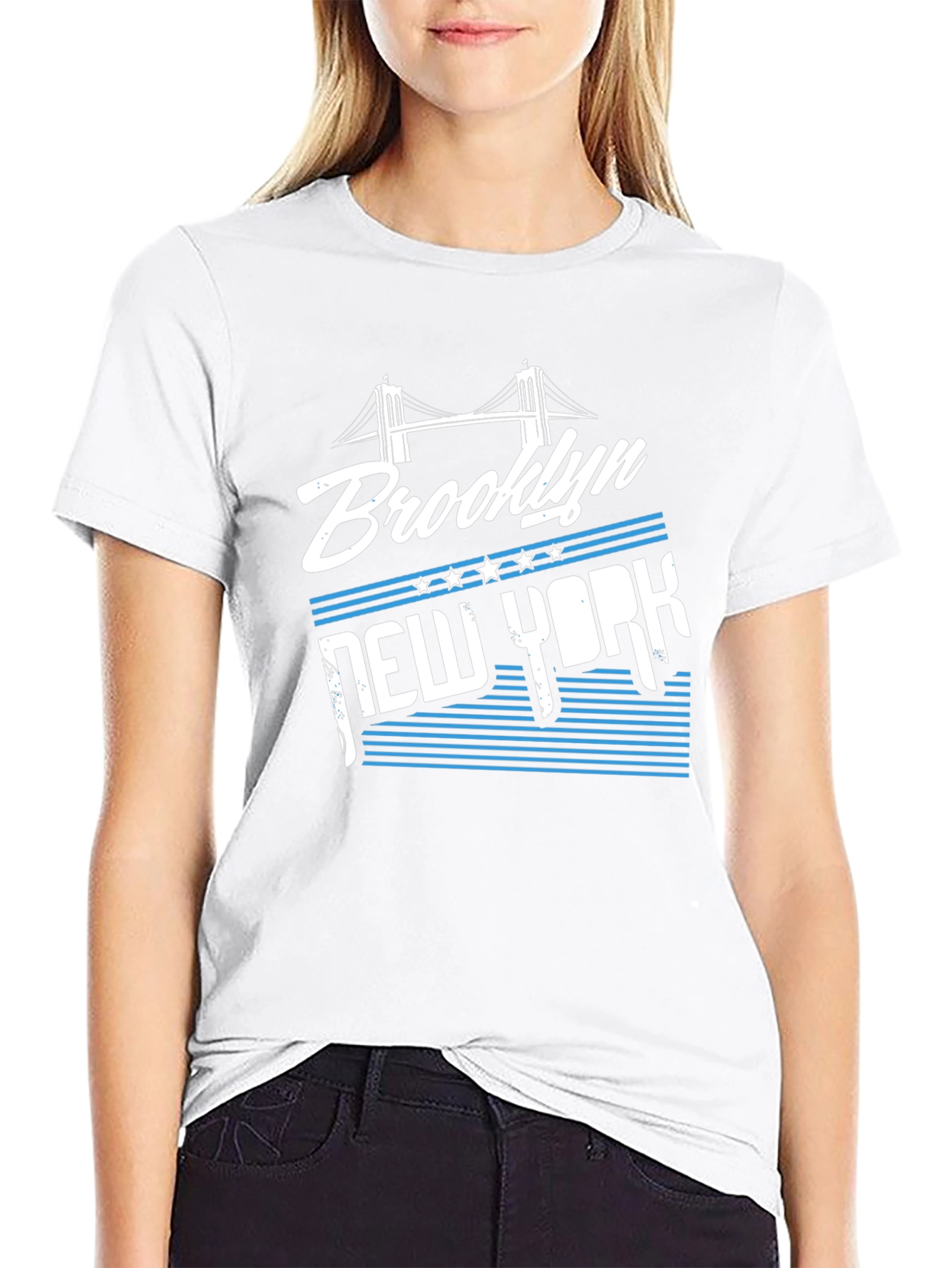 Brooklyn New York Graphic Tee - Black
