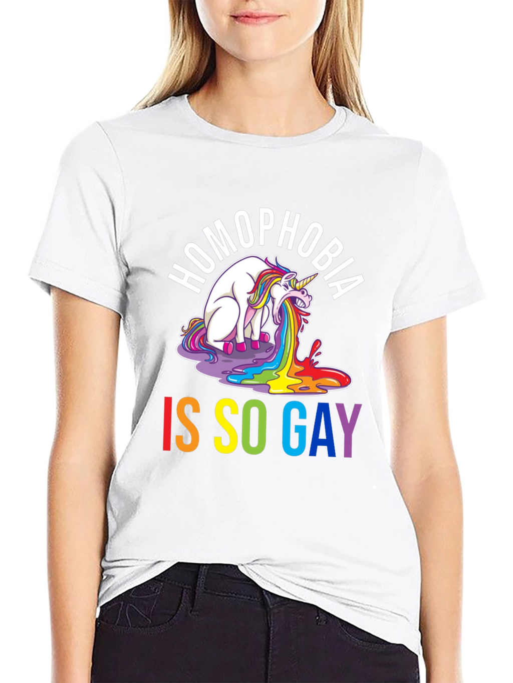 Homophobia Is So Gay T-Shirt - Unisex Black Tee