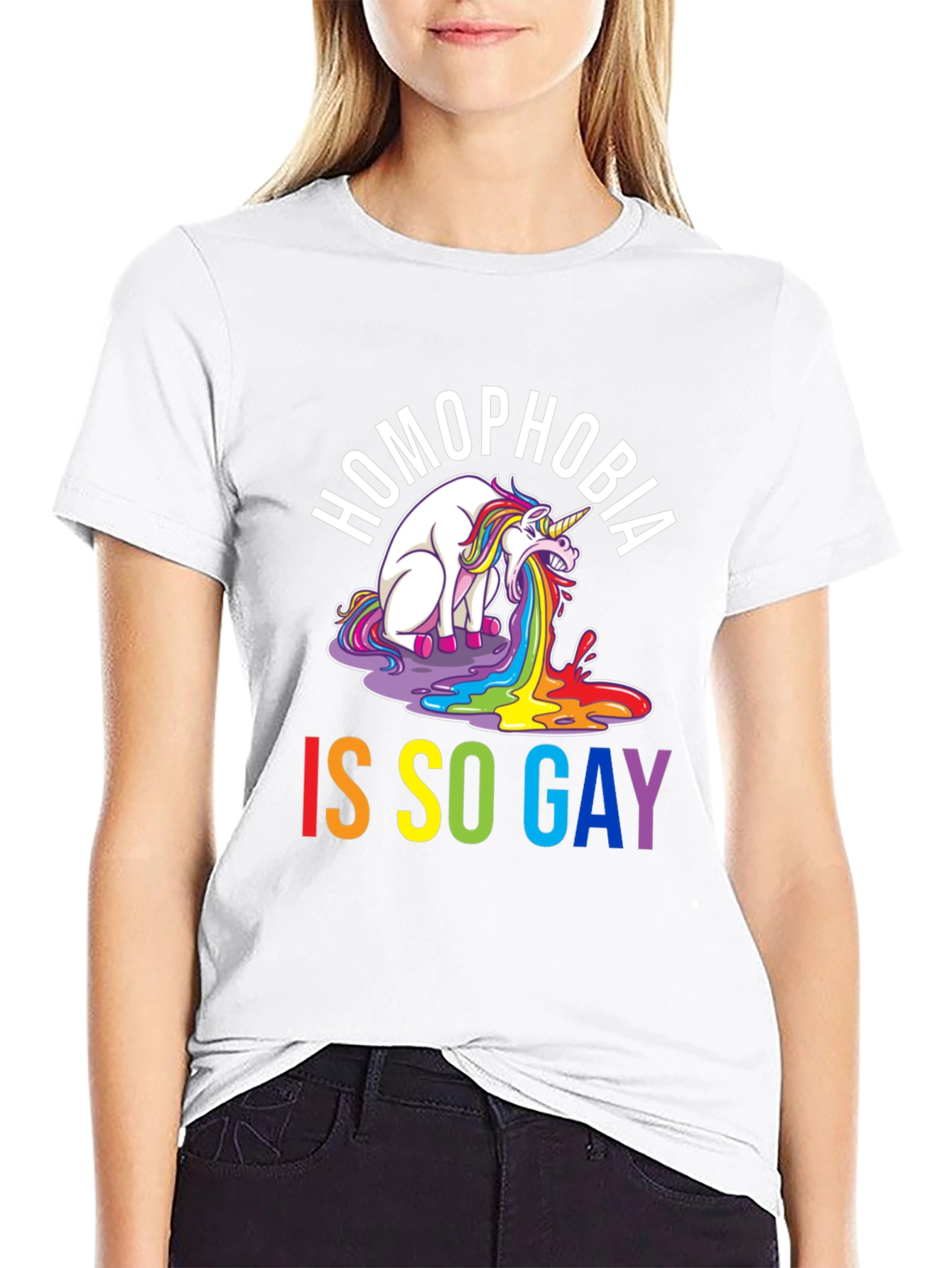 Homophobia Is So Gay T-Shirt - Unisex Black Tee