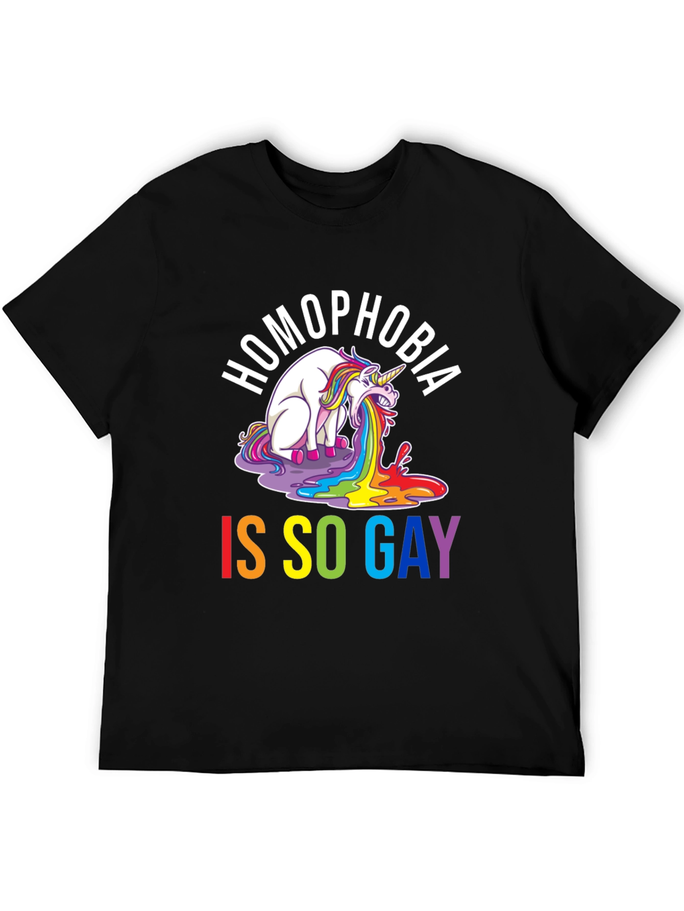 Homophobia Is So Gay T-Shirt - Unisex Black Tee