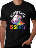 Homophobia Is So Gay T-Shirt - Unisex Black Tee