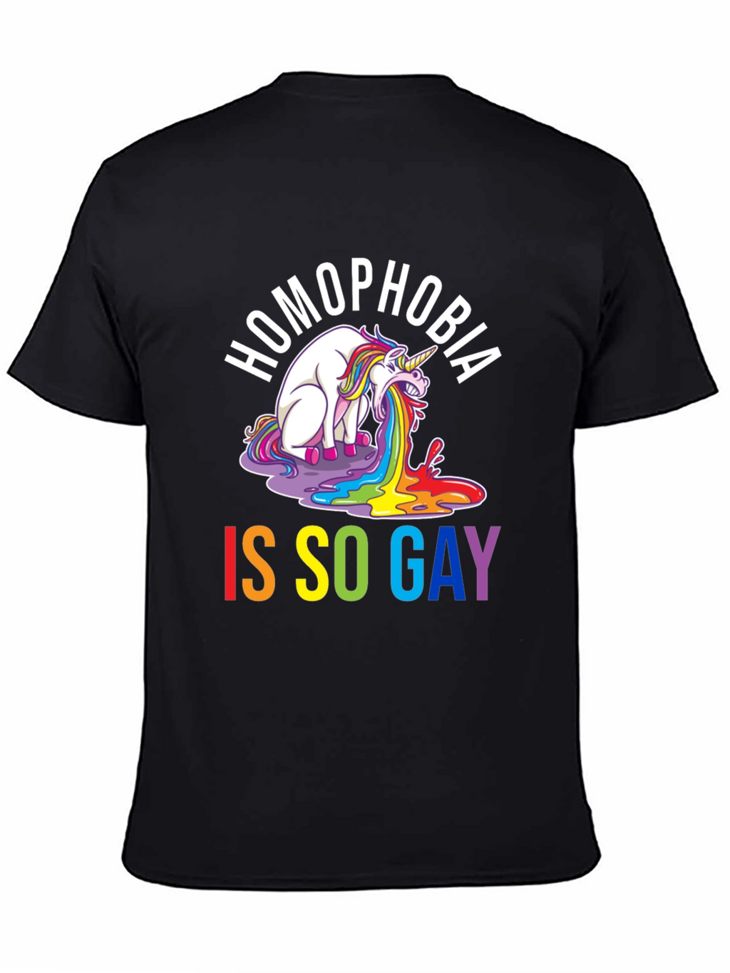 Homophobia Is So Gay T-Shirt - Unisex Black Tee