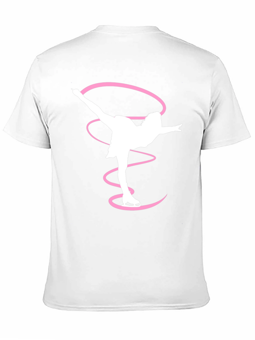 Figure Skater T-Shirt Black Cotton Graphic Tee