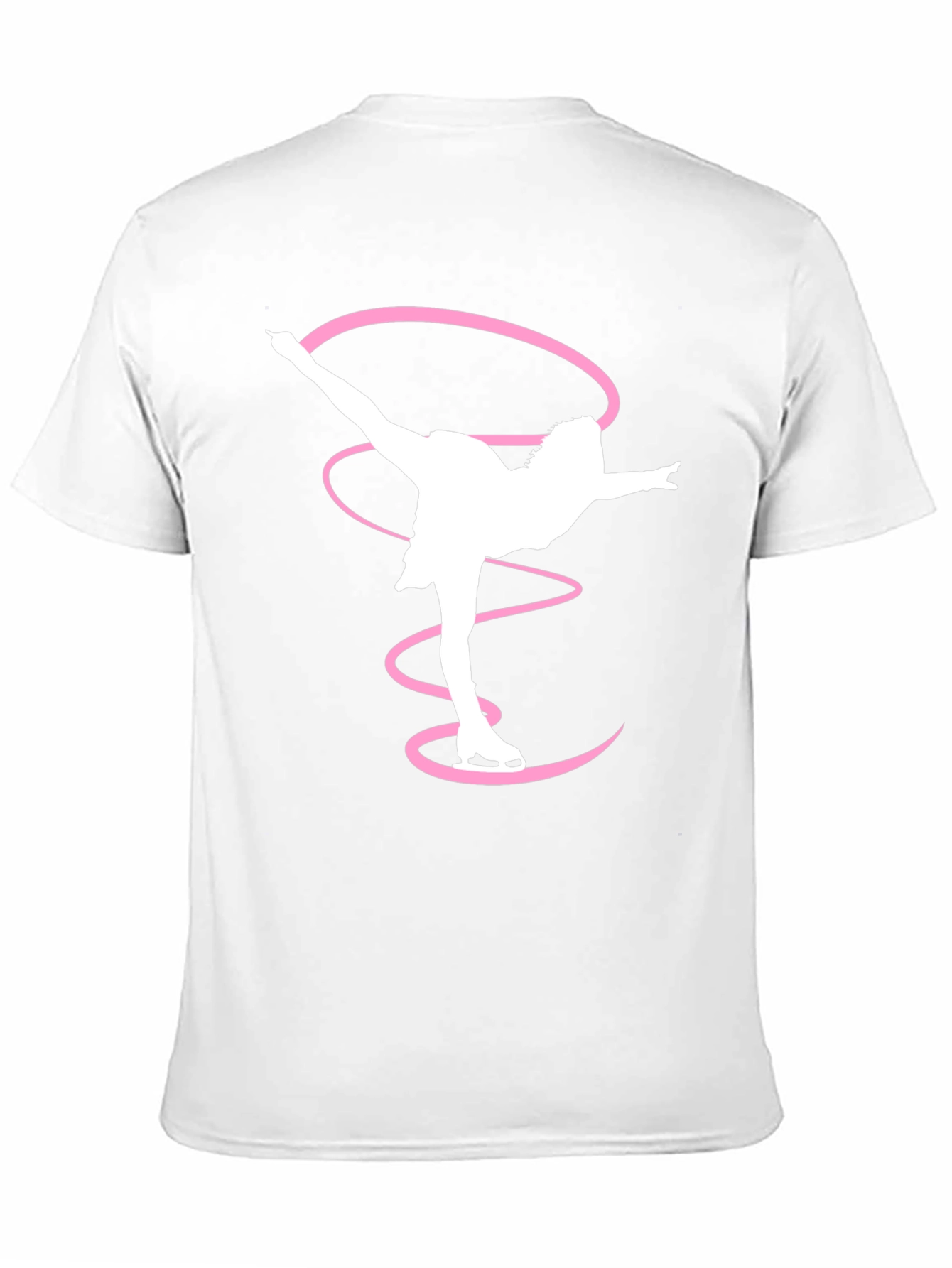 Figure Skater T-Shirt Black Cotton Graphic Tee