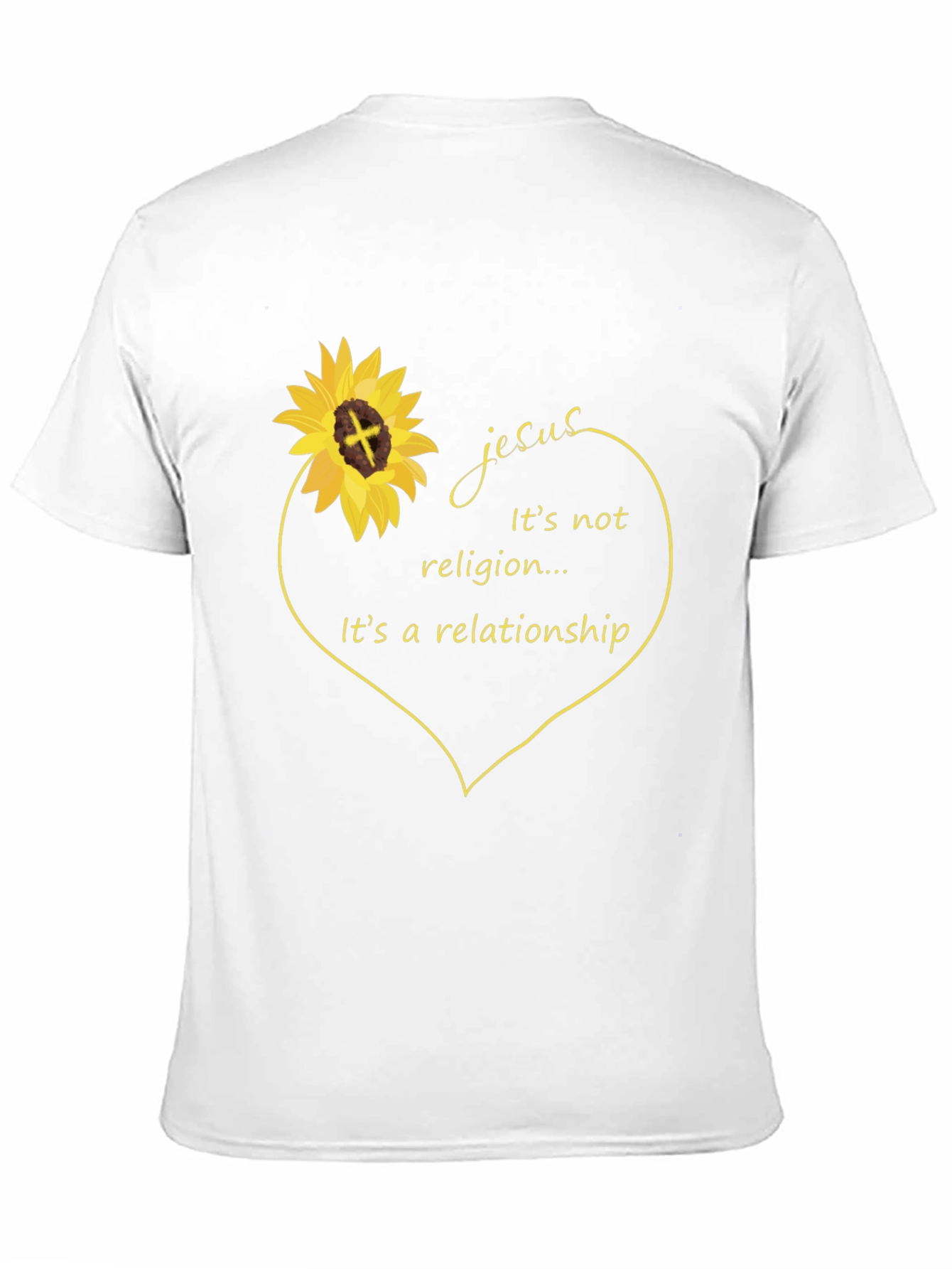 Jesus Relationship Sunflower Graphic Tee