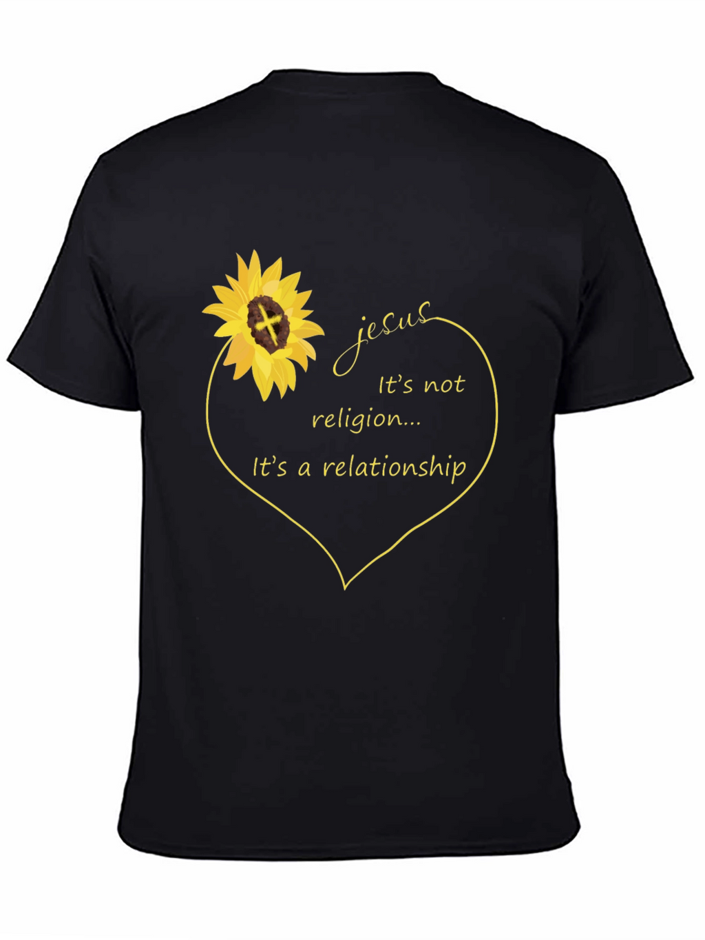 Jesus Relationship Sunflower Graphic Tee