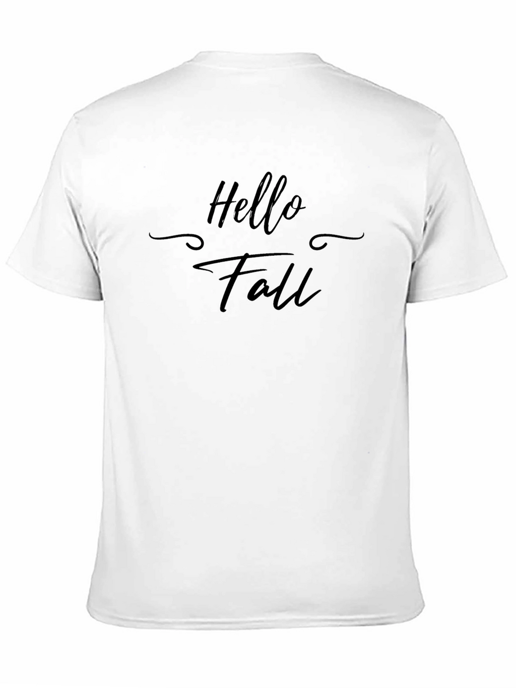 Hello Fall Black T-Shirt