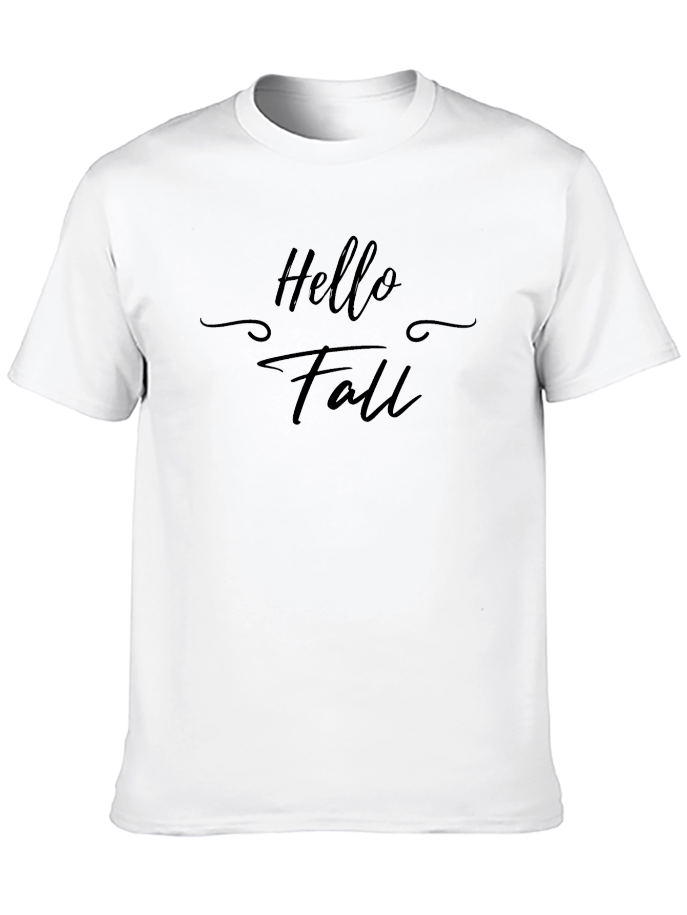 Hello Fall Black T-Shirt