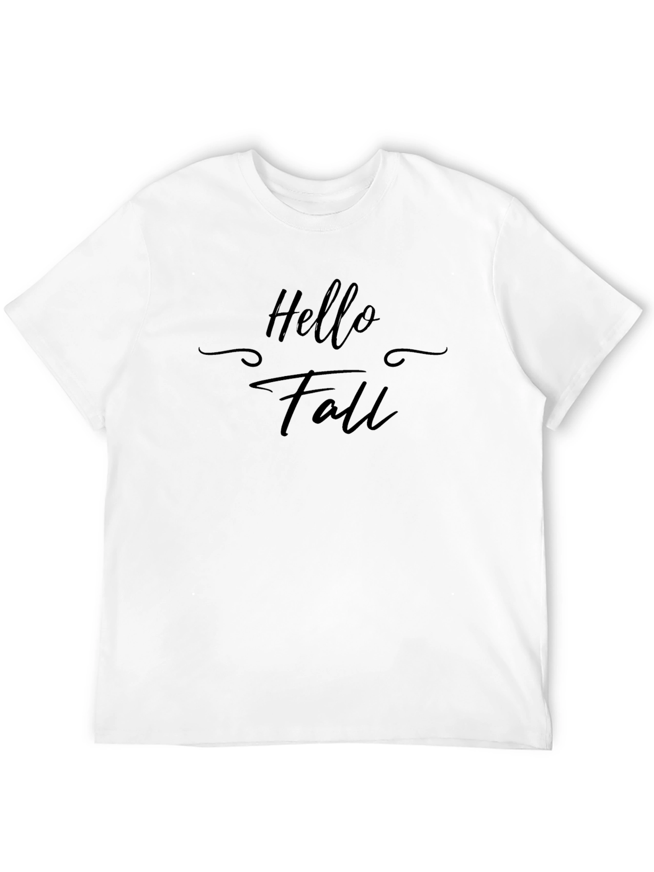 Hello Fall Black T-Shirt