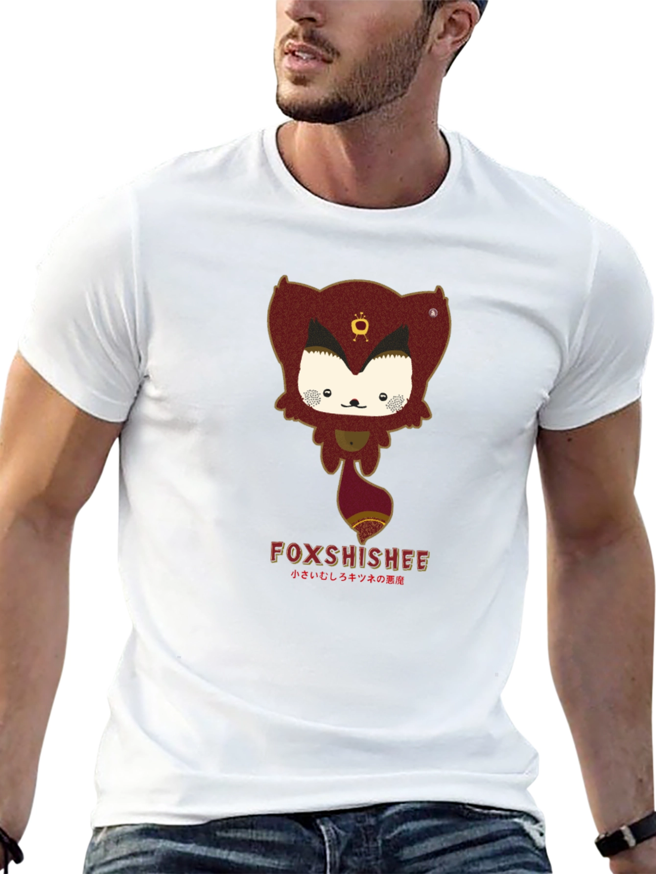 Foxshishee Graphic Print T-Shirt - Stylish Comfort
