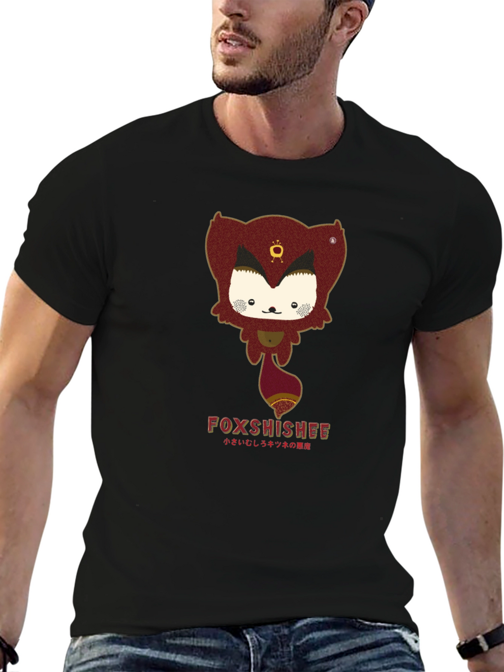 Foxshishee Graphic Print T-Shirt - Stylish Comfort