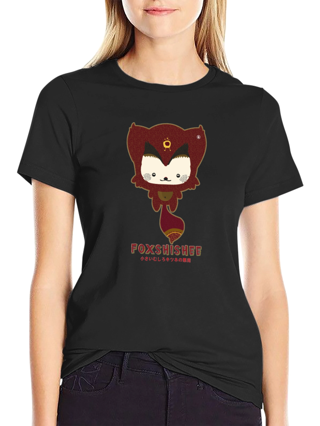 Foxshishee Graphic Print T-Shirt - Stylish Comfort
