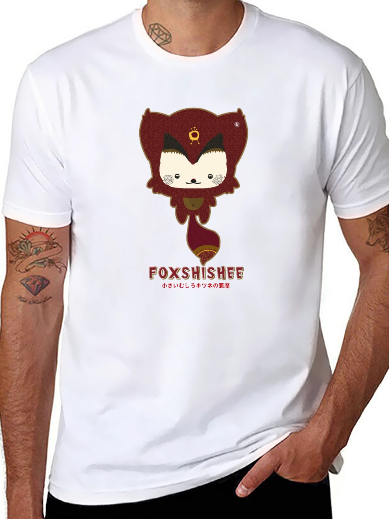 Foxshishee Graphic Print T-Shirt - Stylish Comfort