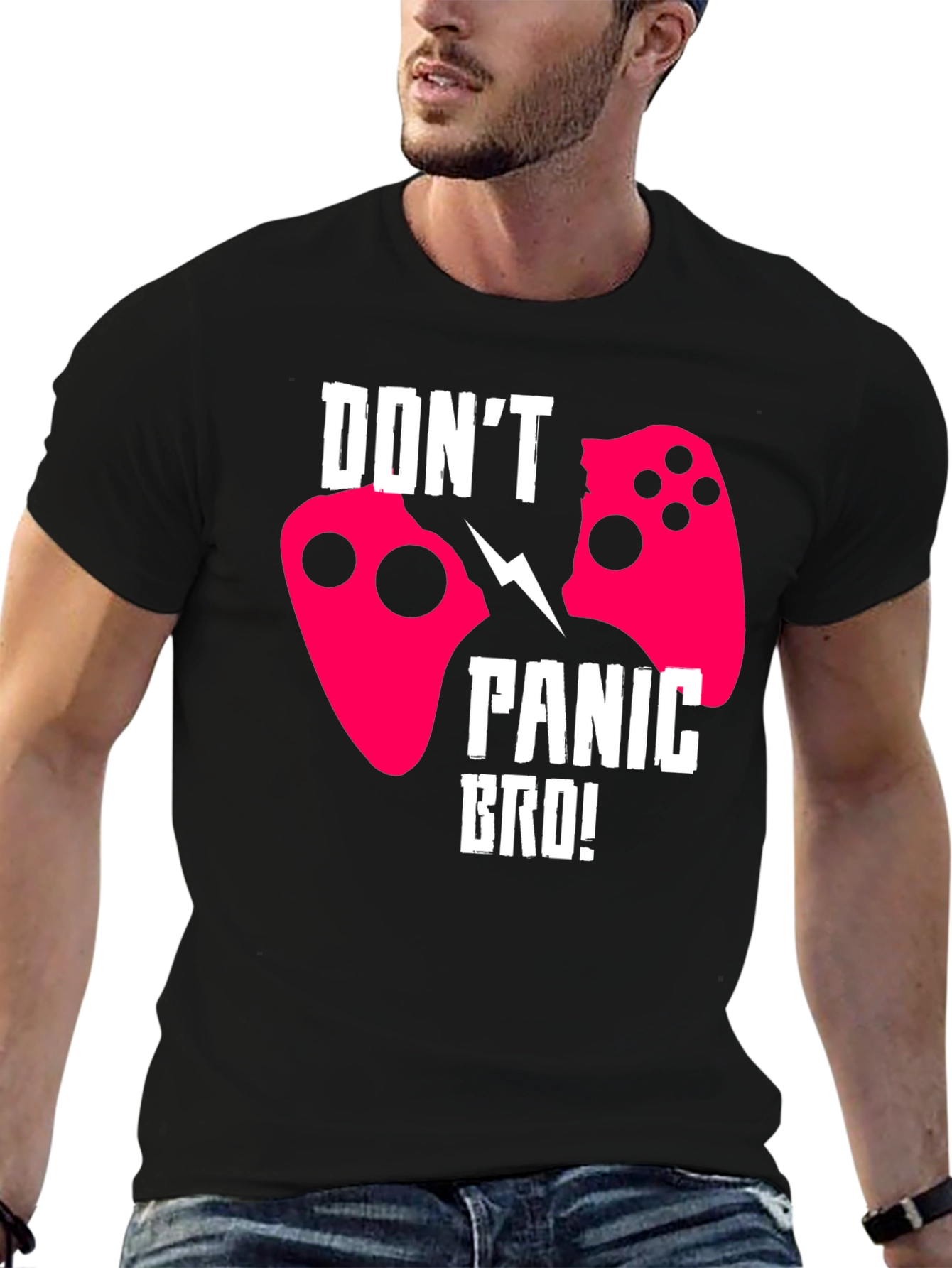 Dont Panic Bro! Gamer T-Shirt